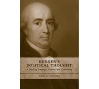 Vicki A. Spencer Herder's Political Thought (Copertina rigida)