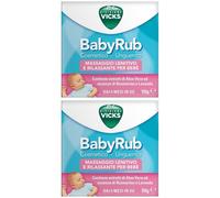 VICKS BabyRub Cosmetico - Unguento 2x50 g Pomata