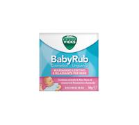 Vicks BabyRub - Unguento per il massaggio lenitivo e rilassante del bebè, 50 g