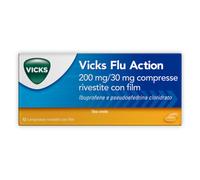 VICKS FLU ACTION*12CPR200+30MG