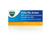 Vicks Flu Action – Compresse rivestite 200 mg/30 mg Ibuprofene e Pseudoefedrina – 12 compresse