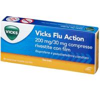 vicks flu Action 200 mg/ 30 mg Ibuprofene Pseudoefedrina 12 Compresse