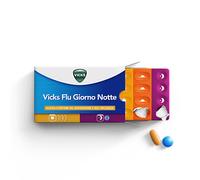 Vicks Flu Giorno e Notte Medicinale Antinfluenzale 12 + 4 compresse