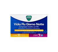 VICKS FLU GIORNO NOTTE*12+4CPR