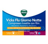 VICKS FLU GIORNO NOTTE 12+4 COMPRESSE