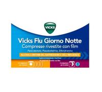 VICKS FLU GIORNO NOTTE 12+4 COMPRESSE