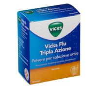 Vicks Flu Tripla Azione Polvere Soluzione Orale 10 Bustine