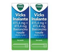 Vicks Inalante 415,4mg + 415,4mg Bastonicino nasale 2x15 ml Spray nasa