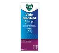 Vicks Medinait 0,5 Mg/Ml + 0,25 Mg/Ml + 20 Mg/Ml Sciroppo Flacone In Vetro Da 180 Ml Con Bicchiere Dosatore