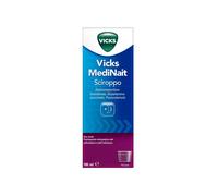 Vicks MediNait Sciroppo Contro I Sintomi Di Influenza, Raffreddore, Febbre E Tosse Flacone Da 180 ml