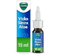Vicks Sinex Spray Nasale Per Naso Chiuso Con Aloe Vera Flacone Da 15 ml