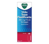 Vicks Tosse Fluidificante 200 mg/15 ml Sciroppo 180 ml Sciroppo per la