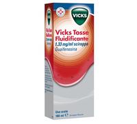 Vicks Tosse Fluidificante Sciroppo 200mg/15ml Tosse Grassa 180ml