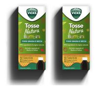 Vicks Tosse Natura Bambini Tosse Grassa e Secca Gusto Miele e Fragola