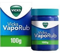 VICKS VapoRub Unguento - balsamico per affezioni prime vie respiratorie uso inalatorio 100 g