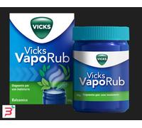 Procter & Gamble Vicks VapoRub Unguento - Balsamico Per Affezioni Prime Vie Respiratorie Uso Inalatorio 100 gr