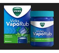 VICKS VapoRub Unguento - balsamico per affezioni prime vie respiratorie uso inalatorio 100 g