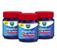 Vicks VapoRub Xtra Strong 50 ml Confezione da 3 | Balsamo al mentolo |...