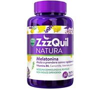 Vicks ZzzQuil Natura Integratore Alimentare 60 pastiglie gommose AUSILIO SONNO