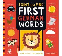 Vicky Barker Point and Find First German Words (Libro di cartone)