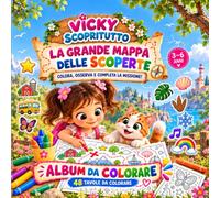 Vicky Scopritutto - La Grande Mappa delle Scoperte: Colora, osserva e completa la missione!