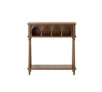 Vickyliou Entrance table, Tavolo d'ingresso in legno massello - Mobili da ingresso in stile rustico for soggiorno e arredamento for la casa,Console table with storage