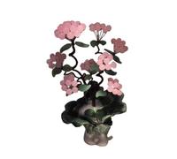 Vickyliou Home Decor， Decorazione dell'albero della Fortuna in Cristallo Naturale, for casa, Ufficio, Ingresso, refrigeratore for Vino, Soggiorno,Crystal Tree(Pink)