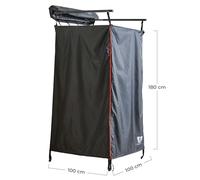 Vickywood, Shower Tent With Rain Cover 100Cm, Tenda Da Doccia Con Copertura Di Pioggia, Nero, 100, Unisex-Adult