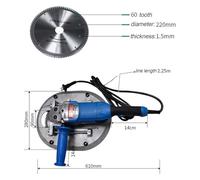 Vickyyy 220V 1700W Elettrico di Bestiame ovino Corer ad Alta Potenza Ad Alta Resistenza ad Alta Temperatura Corcorcorcorno di Bestiame Veterinario Farm Ranch Breeding Tools