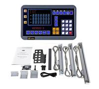 Vickyyy 3 assi LCD DRO display digitale Kit5µm TTL indicatore di posizione per il vostro tornio, fresatrice, levigatrice, ecc. Barca della Germania (5µm-2Axis) (display LCD + 3 assi lineare)