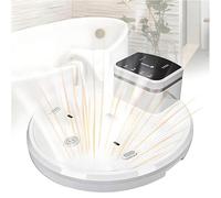 Vickyyy Asciugacapelli completo da 1200 W per bagno, con pannello touch, per bagno/hotel, con riscaldamento a ioni negativi.