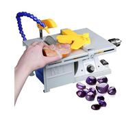Vickyyy Lapidary table saw - rock polishing machine - adjustable speed multifunzione grinder, with adjustable water pipe - cutting height 4 cm - support for grinding/cutting/shaping