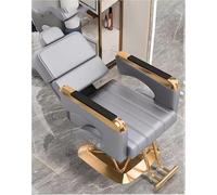 Vickyyy Poltrona da parrucchiere idraulica capacità di 150 kg sedia da parrucchiere professionale con rotazione a 360°, altezza regolabile, poltrona da barbiere per spa bellezza(C)