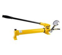 Vickyyy Pompa idraulica manuale con tubo 1,8 M - alta pressione: 700 kg/ m3 - contenuto di olio: 900 CC - adatto per l'uso con vari strumenti idraulici