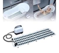 Vickyyy Surfing Massage Bath Mat, Non-Slip Bath Mat with Gonflatable Pillow and Remote Control, 6 Speed Adjustment, Body Bubble Bath Machine for Relaxing Tense Muscles