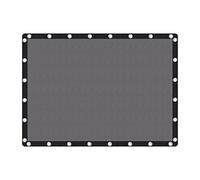 VICLLAX 90% Shade Fabric Sun Shade Cloth with Reinforced Grommets, Outdoor Sun Screen Fabric for Outdoor Patio Garden Pergola Cover Canopy 10x14 FT, Dark Grey