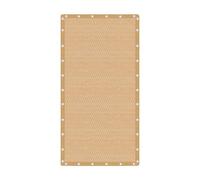 VICLLAX Tenda parasole in tessuto con occhielli, per patio, giardino, pergola, baldacchino, 3 x 6 m, grano