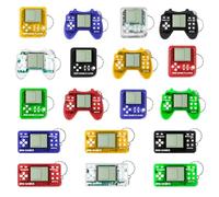 Vicloon 18 Pezzi Portachiavi con Gioco di Mattoni, Mini Portachiavi con Gioco Arcade Tetris Portatile, 26 Giochi Classici Integrati, Perfetti Come Regalini per Feste di Compleanno (18PCS)