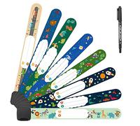 Vicloon 8 Pezzi Braccialetti Identificativo Bambini, Bracciale Bambino Antismarrimento con Penna, Anti Perso di Sicurezza ID Polsino Riutilizzabile per Bambini Ragazzi Ragazze Bambino del Bambino