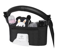 Vicloon Borsa per Passeggino Universale, Passeggino Organizer Impermeabile con Cerniera, Portaoggetti con Dispenser per Salviette, Passeggino Borsa per i Giocattoli, Pannolini, Telefoni Cellulari