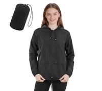 Vicloon Giacca Impermeabile Donna, Giacche Antipioggia Con Cappuccio, Jacket Primavera Estate per Viaggi e Ciclismo, Giacca Sportiva Leggera per Corsa, Ciclismo, Escursionismo