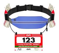 Vicloon Marsupio Running, Marsupio da Corsa per Cellulare, Cintura Porta Gel, Maratona Cintura per Uomo e Donna, per Jogging, Triathlon,Viaggi, Escursioni, Corsa, Tour in Bicicletta, Blu