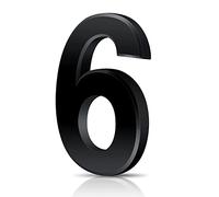 Vicloon Numero Civico, Numero Civico Segnale in ABS Acrilico, 3D Moderna Porta Numeri Segnaletica Targa Numeri Indirizzo Di Casa, 3 Pollici (7.5cm), Galleggiante Aspetto E Facile Da Installare