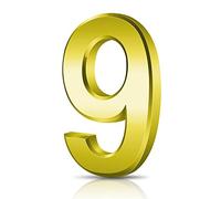 Vicloon Numero Civico, Numero Civico Segnale in ABS Acrilico, 3D Moderna Porta Numeri Segnaletica Targa Numeri Indirizzo Di Casa, 3 Pollici (7.5cm), Galleggiante Aspetto E Facile Da Installare