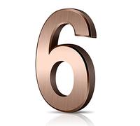 Vicloon Numero Civico, Numero Civico Segnale in ABS Acrilico, 3D Moderna Porta Numeri Segnaletica Targa Numeri Indirizzo Di Casa, 3 Pollici (7.5cm), Galleggiante Aspetto E Facile Da Installare