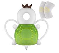 Vicloon Protezione per la Testa del Bambino, Protezione Testa per Neonato, Morbido e Traspirante, Cuscino di Sicurezza Regolabile per Bambini di che Imparano a Gattonare e Camminare, Tartaruga Verde