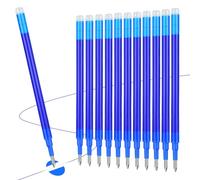 Vicloon Ricariche per Penna Cancellabile, 12pz Refill Penne Cancellabili Set, Punta Della Penna 0,7 mm, Facili da Cancellare, Stile di Scrittura Scorrevole, per la Scuola Vita Quotidiana (Blu)