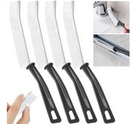 Vicloon Spazzola per la Pulizia Delle Fessure, 4 Spazzola per Dettagli, Spazzola Multifunzione per la Pulizia, Hard-Bristled Crevice Cleaning Brush Della Cucina Della Pista della Finestra della Porta