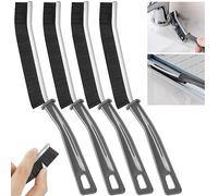 Vicloon Spazzola per la Pulizia Delle Fessure, 4 Spazzola per Dettagli, Spazzola Multifunzione per la Pulizia, Hard-Bristled Crevice Cleaning Brush Della Cucina Della Pista della Finestra della Porta
