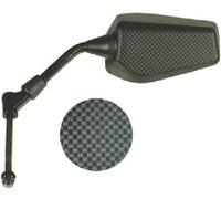 V PARTS Specchio universale sinistro rettangolare F1 M8/125 - carbonio